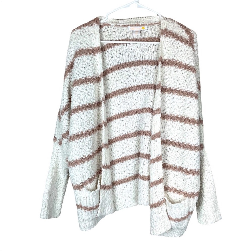 C&C California Cozy Oversized Cardigan with front pockets, Size M